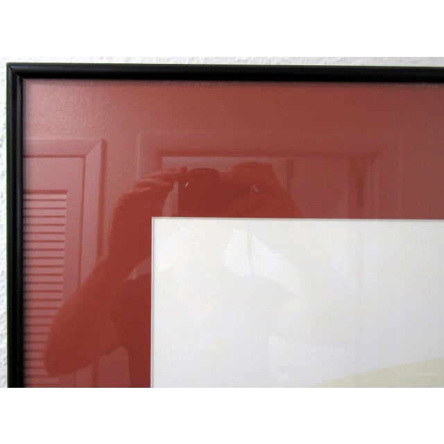 Printmaking Materials Judith Murray Lincoln Center Mozart Bicentennial 40" X 39" Framed Serigraph 1991 For Sale - Image 7 of 8