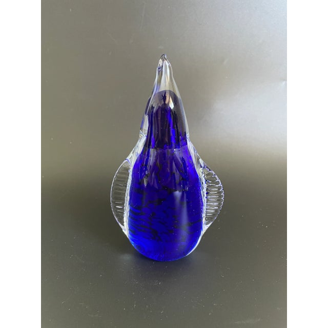 Murano Vintage Murano Art Glass Spattered Penguin Sculpture - Paperweight For Sale - Image 4 of 10