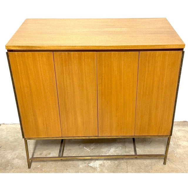 Paul McCobb for Calvin “Irwin Collection” Diminutive Bi-Fold Cabinet or Dry Bar For Sale - Image 11 of 11