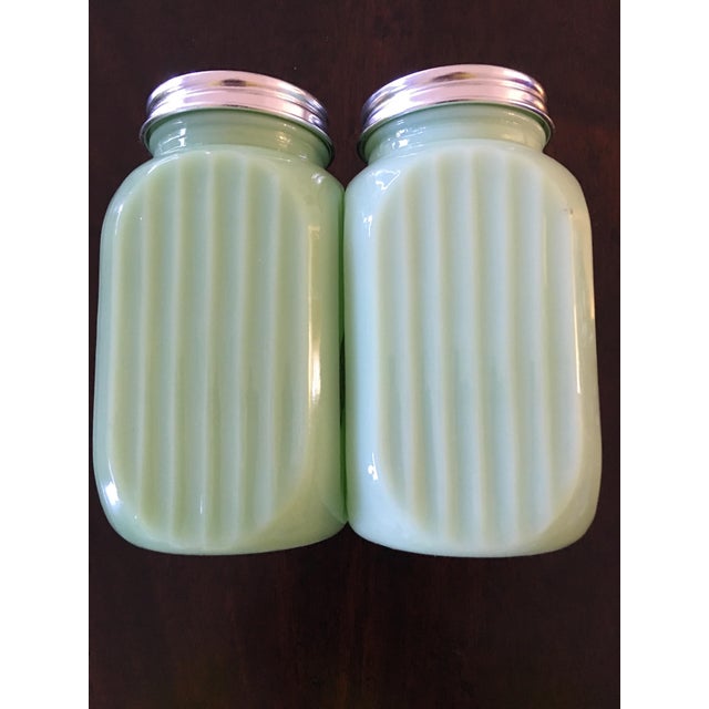 Vintage Collection of Jadeite Canisters Set of 8 Chairish