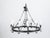 1900s Spanish Colonial 12-Light Iron Chandelier with Ring and Dark Patina For Sale - Image 10 of 12