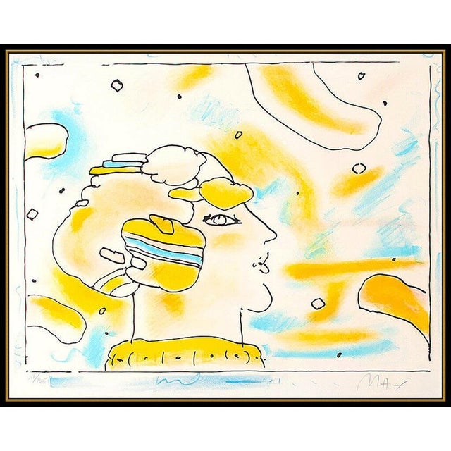 Message us to inquire about custom framing options! (Included for free with every purchase) The piece, one of his nicest...