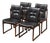Rare Set of Danish Vamdrup Stolefabrik Rosewood Dining Chairs Vendor Vintage For Sale