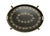 Chinoiserie Late 20th Century Pair of Oval Tole Tray Tables With Folding Stands Chinoiserie Style Regency Black Gold Contemporary Décor For Sale - Image 3 of 5