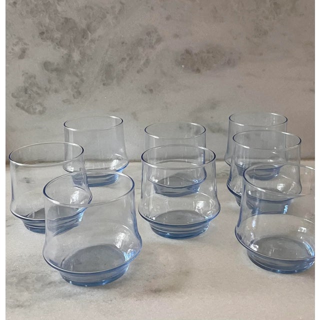 Libbey Azure Blue Impromptu Rocks Cocktail Glass - Set of 4 For Sale In Austin - Image 6 of 8