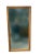 Bernhardt Campaign Mirror in Brass and Wood Nice Vintage Mirror Can be hung either way. Please note there are no brackets...