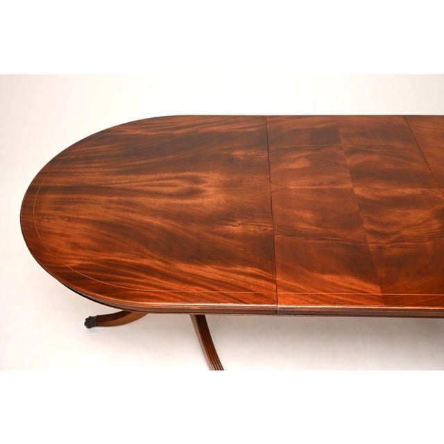 Antique Regency Extending Dining Table, 1950 For Sale - Image 6 of 11