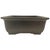 Mid-to-Late 20th Century Japanese Brown Rectangular Ceramic Bonsai Planter For Sale - Image 11 of 12