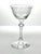 1940s Tiffin Franciscan “Love Lace” Pair of Liquor Cocktail Glasses For Sale - Image 4 of 6
