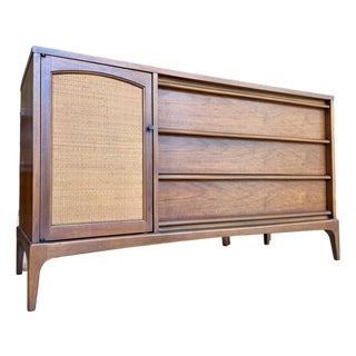 1960s Walnut Credenza From the Lane ‘Rhythm’ Collection For Sale