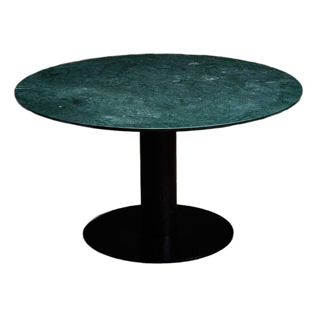 Contemporary Round Marble Dining Table by Gubi For Sale