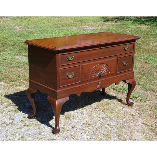 Vintage Lane Queen Anne Mahogany Shell Carved Cedar Chest Trunk Chairish