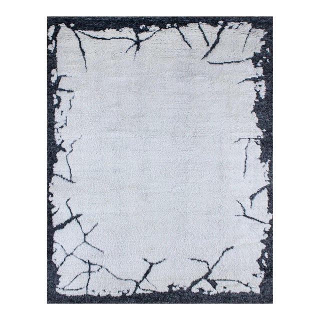 Hand Knotted Modern Design Wool Rug. 08'00" X 09'10" For Sale