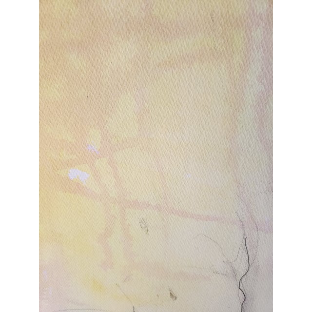 Fabulous Fine Art Water Media Painting Superior Pig Artist Roberta Dyer For Sale - Image 9 of 15