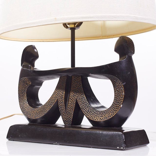 Frederic Weinberg Style f.a.i.p. Mid Century Figurative Table Lamp For Sale - Image 10 of 10