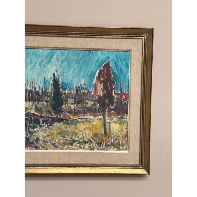 A. Roos, Landskap, 1960s, Oil on Panel, Framed For Sale - Image 4 of 18