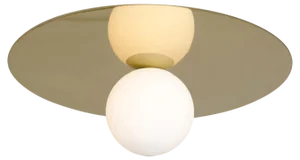 Large Plate and Sphere Ceiling Light by Atelier Areti