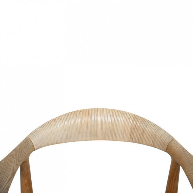 JH501 The Chair in Oak and Wicker by Hans Wegner, 1960s For Sale - Image 6 of 16
