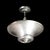 1930s Art Deco Machine Age Brushed Aluminum Pendant Chandelier Signed Edwin Guff For Sale - Image 13 of 14