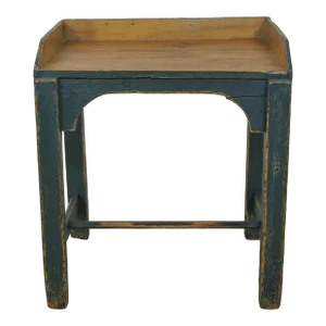 Primitive Country Distressed Painted Work Table