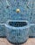 Petrol Blue Handmade Moroccan Mosaic Tile Fountain For Sale - Image 4 of 6