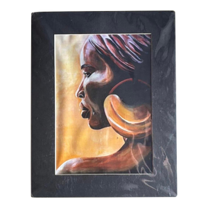 Vernon Lawhorn Realism Portrait Woman Acrylic Painting on Canvas Framed Medium