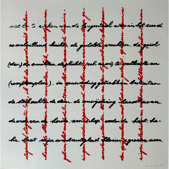 Marcel Van Maele, Untitled, 1960s, Screen Print on Paper, Framed For Sale - Image 3 of 13