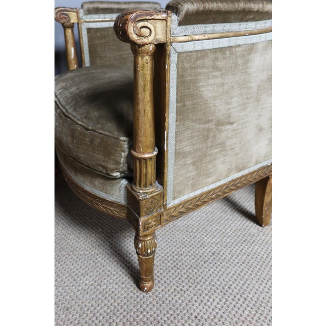 Directoire Period Living Room Set, Set of 4 For Sale - Image 3 of 15