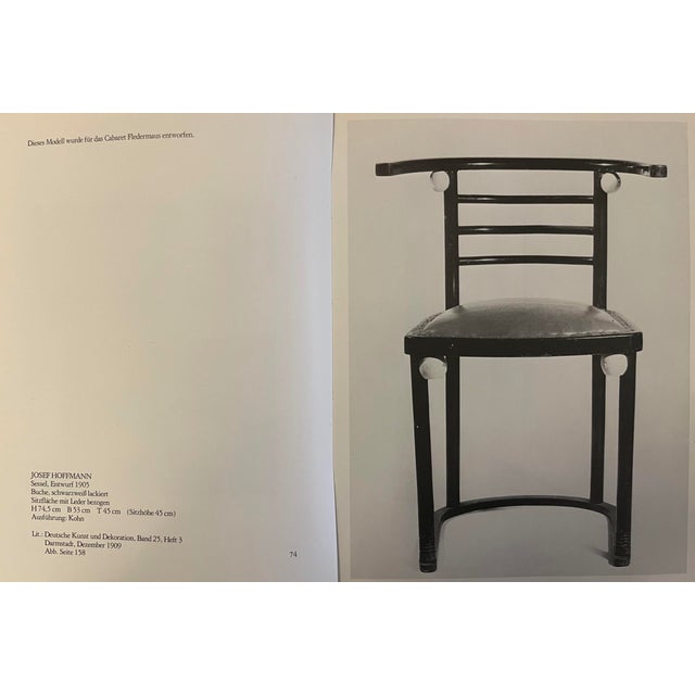 Blue Set of Secessionistic Armchairs by Josef Hoffmann for Thonet, 1920s For Sale - Image 8 of 17