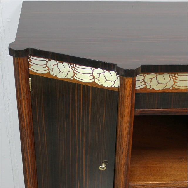 Art Decó Metal Marquetry Sideboard, 1920s For Sale - Image 13 of 18