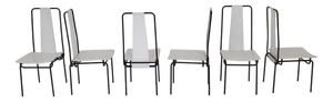 Chairs by Adalberto Dal Lago for Misura Emme, 1970s, Set of 6