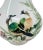 1970s Vintage Hand-Painted Famille Rose Porcelain Vase With Bird , Floral, and Bamboo Motif, Made in Taiwan For Sale - Image 5 of 12