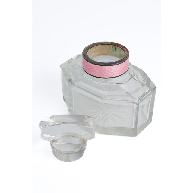 Cut Crystal Perfume Bottle For Sale - Image 4 of 10