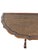 Vintage Southampton Demilune Console Table With Cane & Glass Top For Sale - Image 16 of 18