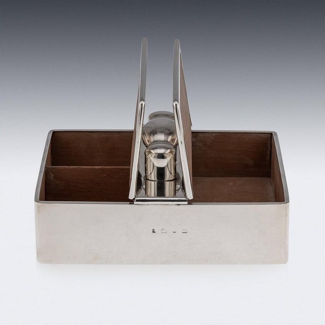 Antique Victorian Silver Cigar Box, 1898 For Sale - Image 13 of 18