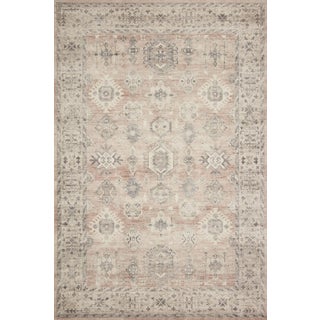 Loloi Rugs Hathaway Red/Ivory/Multi 3'-6" x 5'-6" Area Rug For Sale