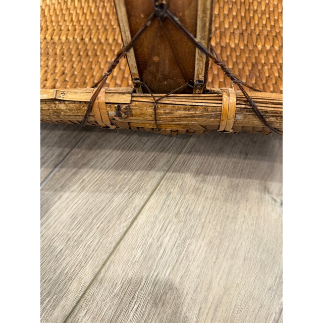 Chinese Celestial Meets the Sea Antique Chinese Harvest Rice Basket For Sale - Image 3 of 4