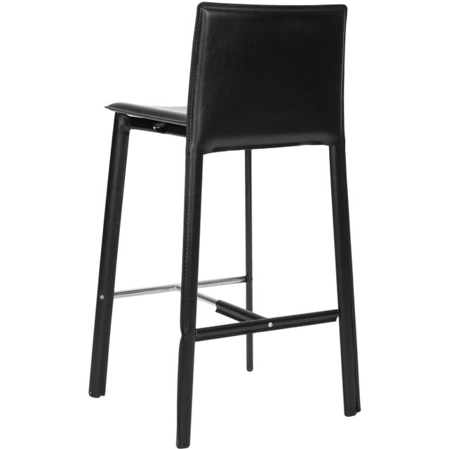 28.5" H Barstool Black & Chrome - a Pair For Sale - Image 4 of 7