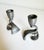 Just Andersen 1930s Just Andersen Pewter Candlesticks, Denmark For Sale - Image 4 of 7