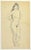 Nude is a Pencil Drawing realized by Mino Maccari (1924-1989) in 1928. Good condition. Mino Maccari (Siena, 1924-Rome,...