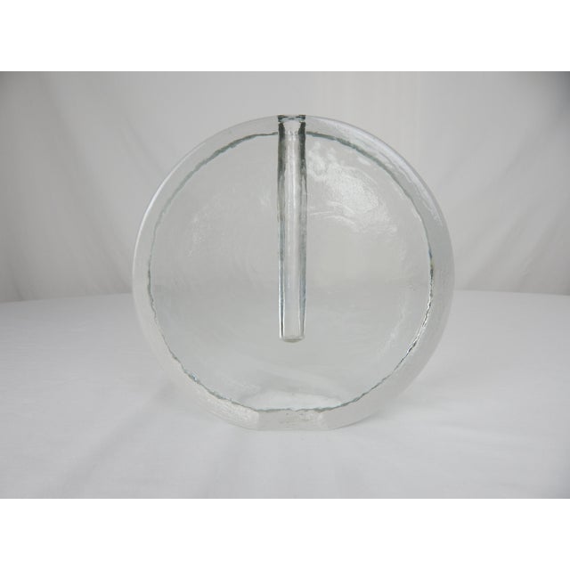 Vintage Wiesenthalhutte "Solifleur" West German Glass Bud Vase For Sale - Image 4 of 12