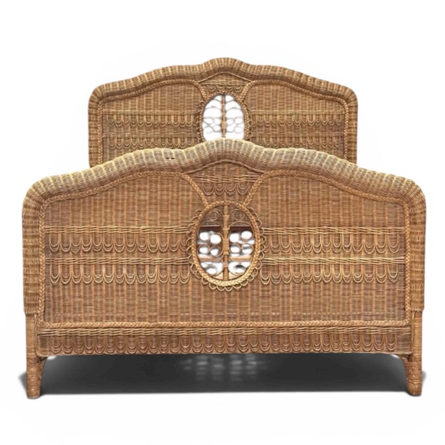 A charming and timeless wicker and rattan bed from Polo Ralph Lauren. The bed is built up of a substantial rattan and wood...