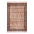 Shabby Chic 1990's Floral Pak-Persian Ivory/Blue Wool Rug - 9'2'' X 12'6'' For Sale