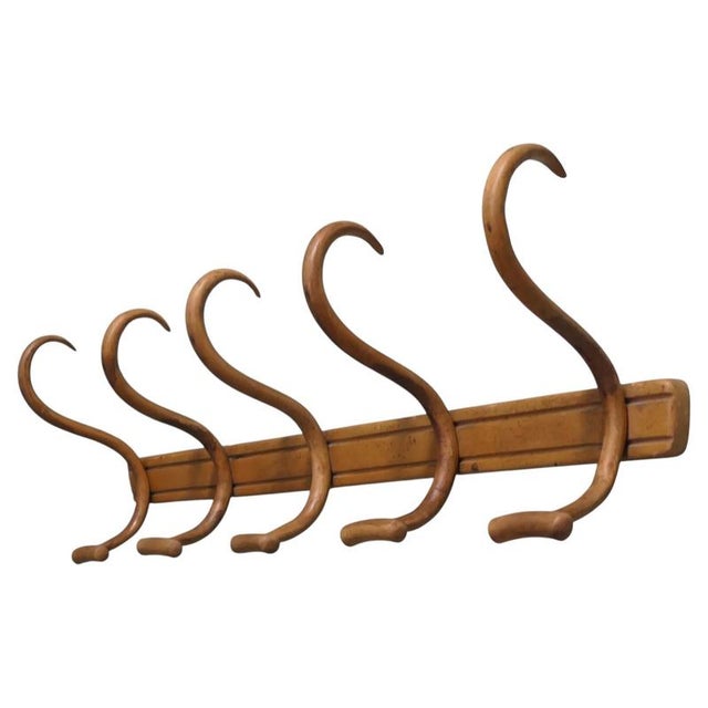 Large Bentwood Hat and Coat Hooks, 1900 For Sale - Image 6 of 6