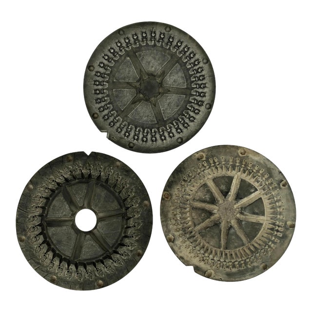 Vintage Industrial Rubber Jewelry Mold Wall Art For Sale