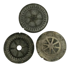Vintage Industrial Rubber Jewelry Mold Wall Art