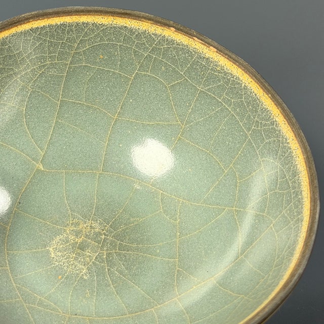 Antique Chinese Longquan Celadon Bowl For Sale - Image 4 of 6