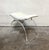 Late 20th Century Late 20th Century Contemporary “Marlowe” Arched Lucite & Leather Stool For Sale - Image 5 of 7