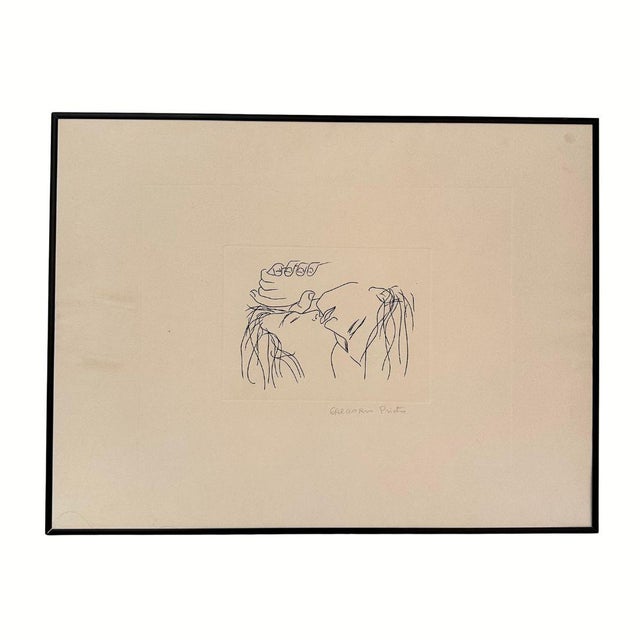 Gregorio Prieto, Serigraph on Paper The Kiss, 1920s, Paper For Sale - Image 18 of 18