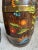 Pair Set Antique English Oak Barrel Jardinière Planter Rosemaling Hand Painted For Sale In Dallas - Image 6 of 18